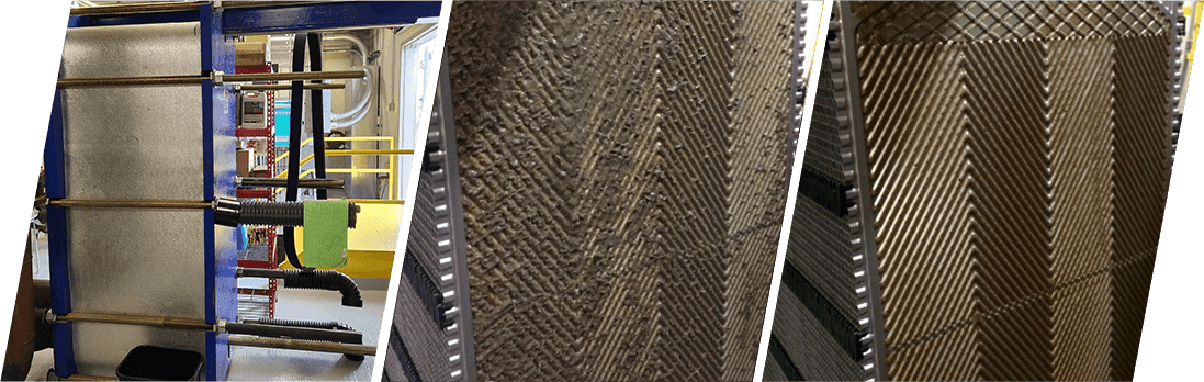 A close up of the fabric on a machine